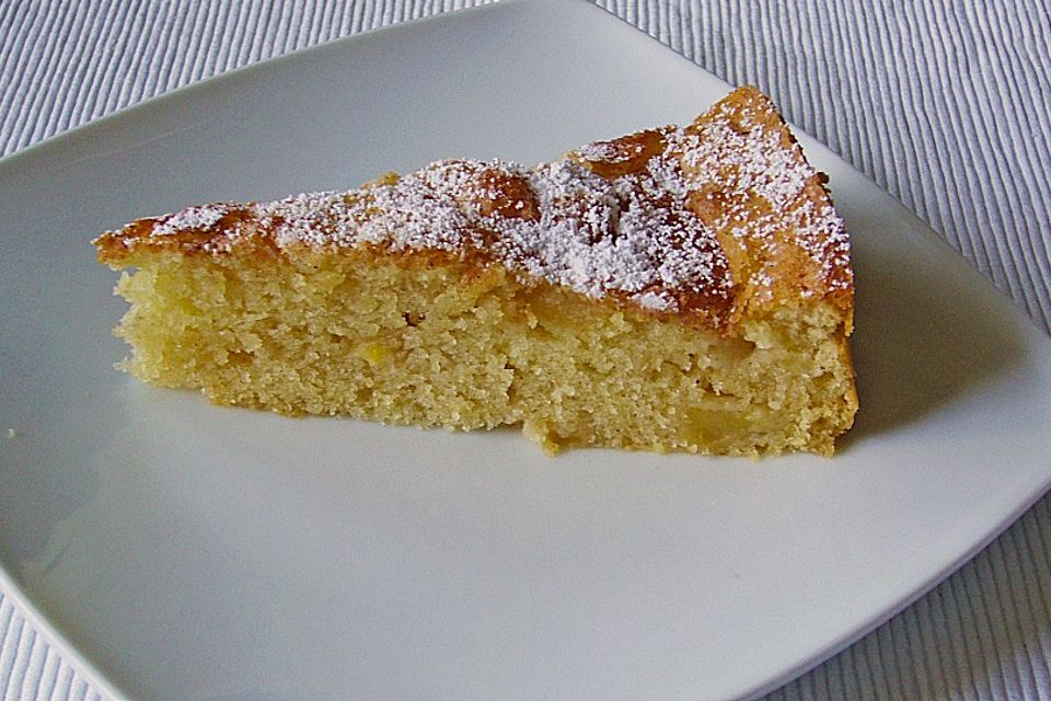 Apfel - Frischkäse - Rührkuchen