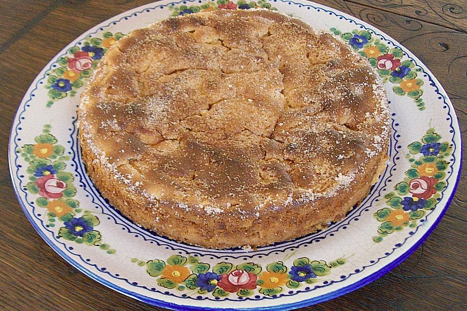 Apfel - Frischkäse - Rührkuchen