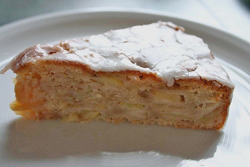 Apfel - Frischkäse - Rührkuchen