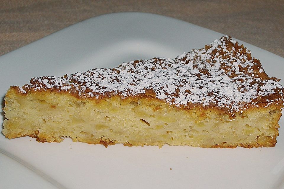 Apfel - Frischkäse - Rührkuchen