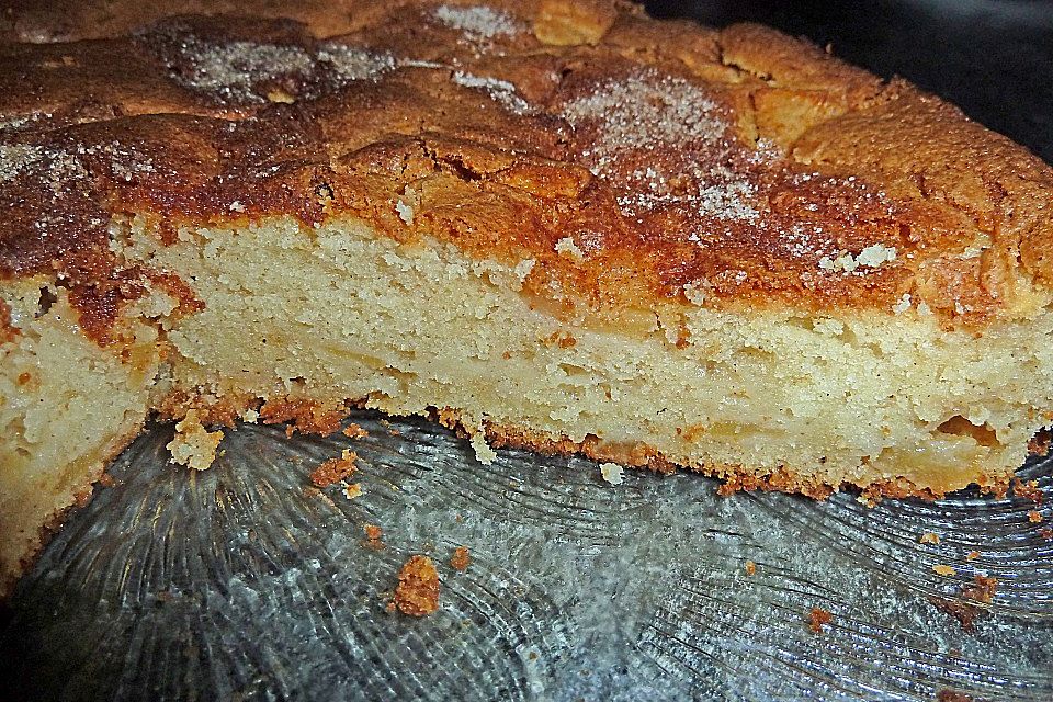 Apfel - Frischkäse - Rührkuchen