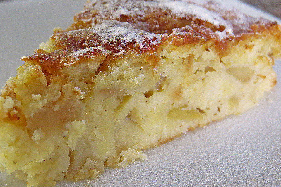 Apfel - Frischkäse - Rührkuchen