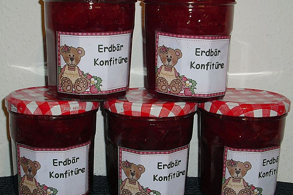 Rosinenkinds Erdbeerkonfitüre mit Aroma