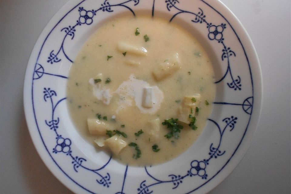 Spargelcremesuppe