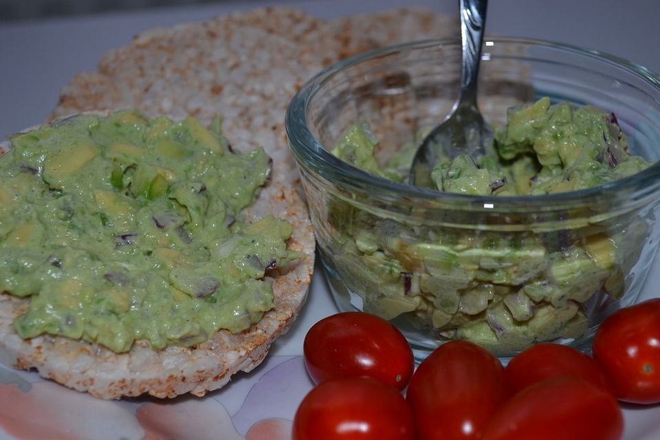 Avocado - Frischkäse - Brotaufstrich