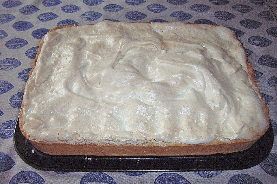 Rhabarber - Blechkuchen