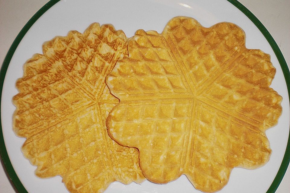 Waffeln mit Schmand