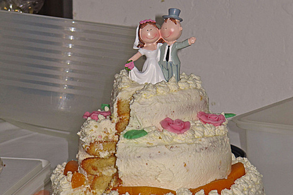 Erdbeer - Hochzeitstorte