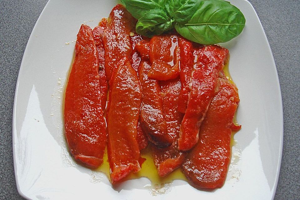 Marinierte Paprika