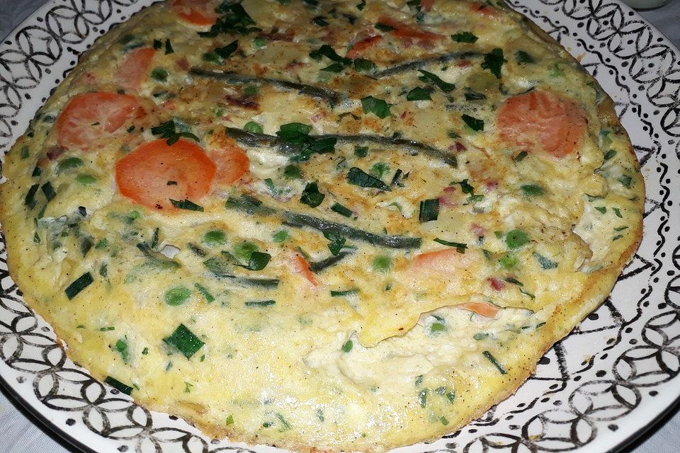 Gemüse - Omelette