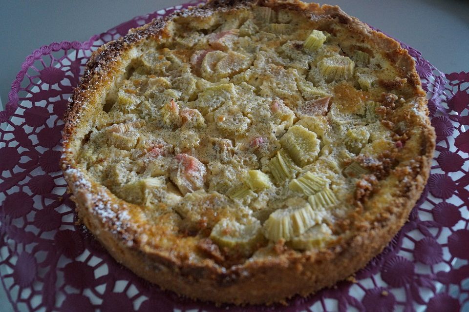 Rhabarber - Vanille - Tarte