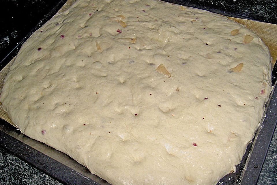 Apfel - Zwiebel - Focaccia