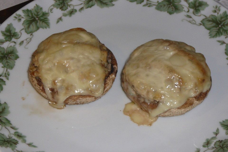 Gefüllte Champignons mit Frischkäse