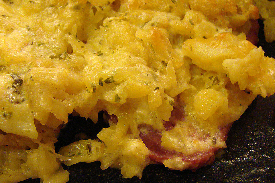 Kasseler-Rösti-Blech