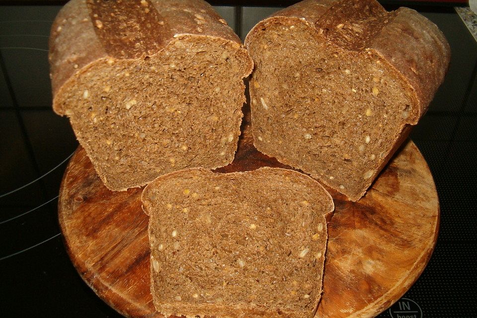 Körnerbrot mit Buttermilch