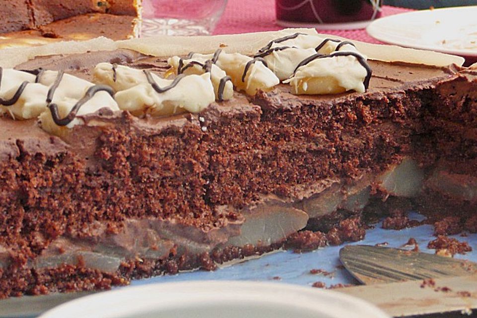 Birnen - Schoko - Torte