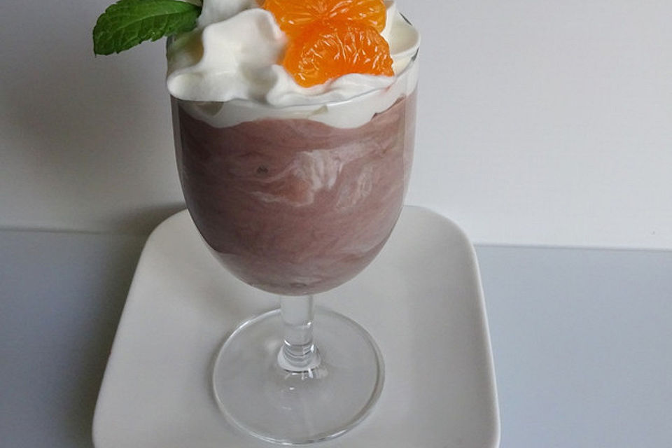 Schoko - Mandarinen - Pudding