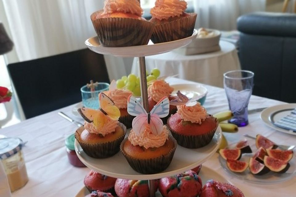 Rainbow Cupcakes