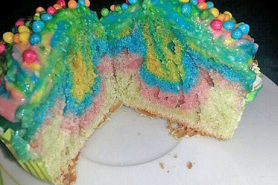 Rainbow Cupcakes