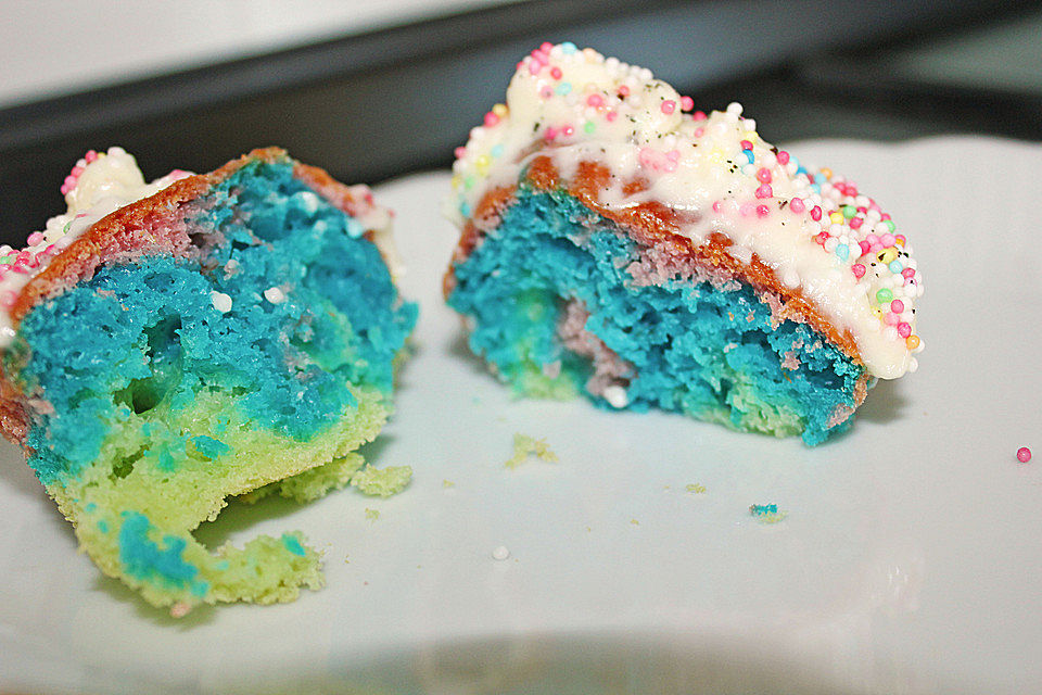 Rainbow Cupcakes