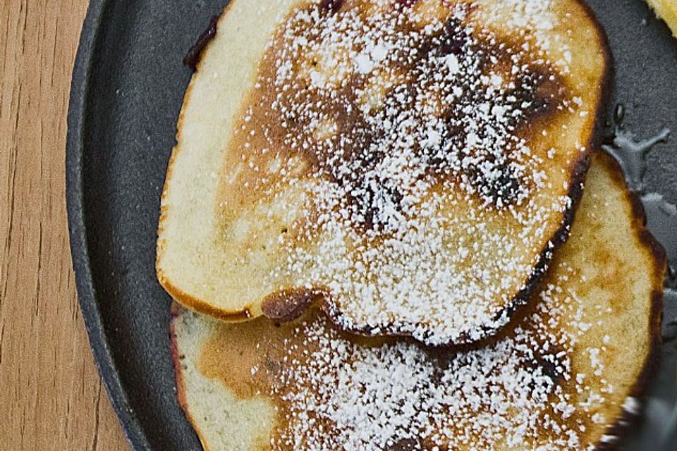 Pancake mit Blaubeeren