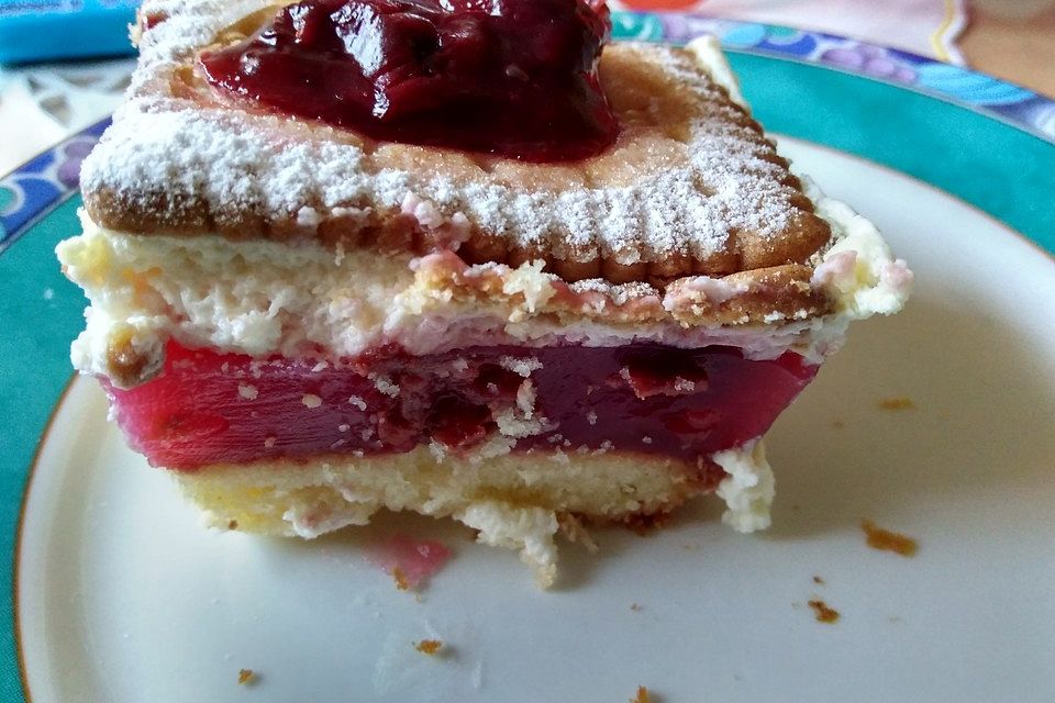 Rote Grütze Kuchen