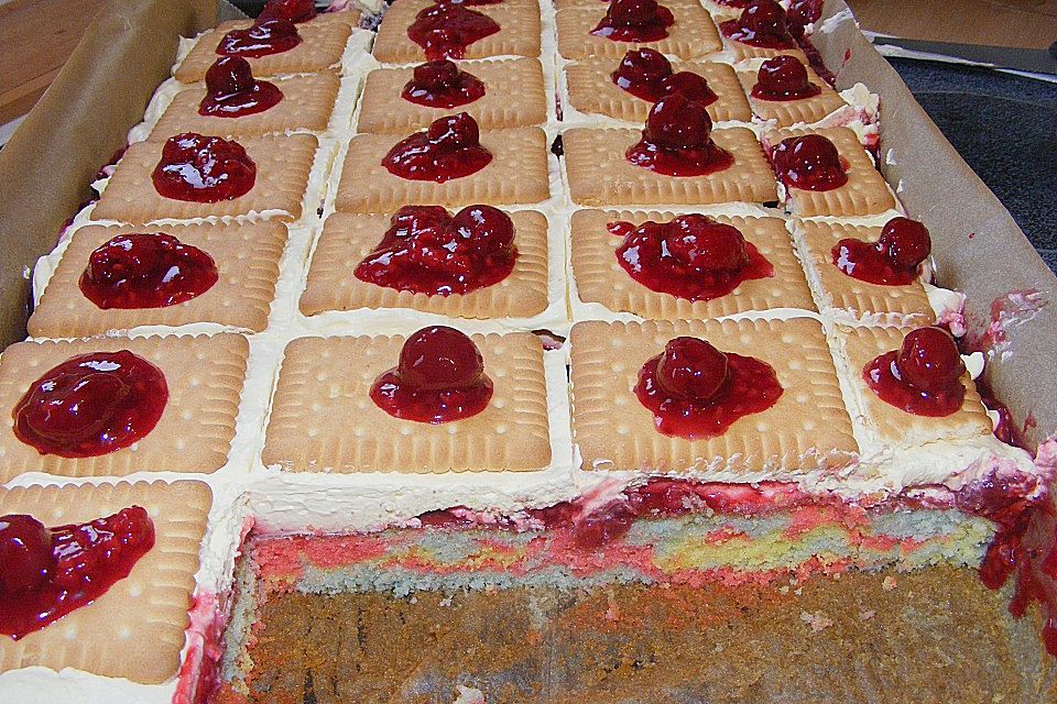 Rote Grütze Kuchen