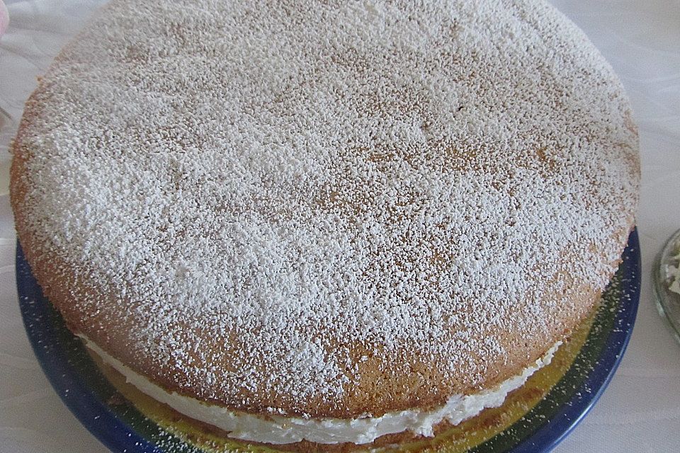 Klassische Käsesahnetorte