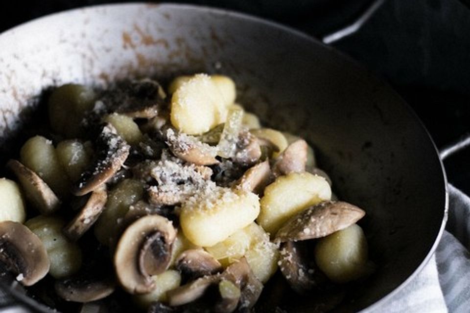 Gnocchi Champignon Pfanne