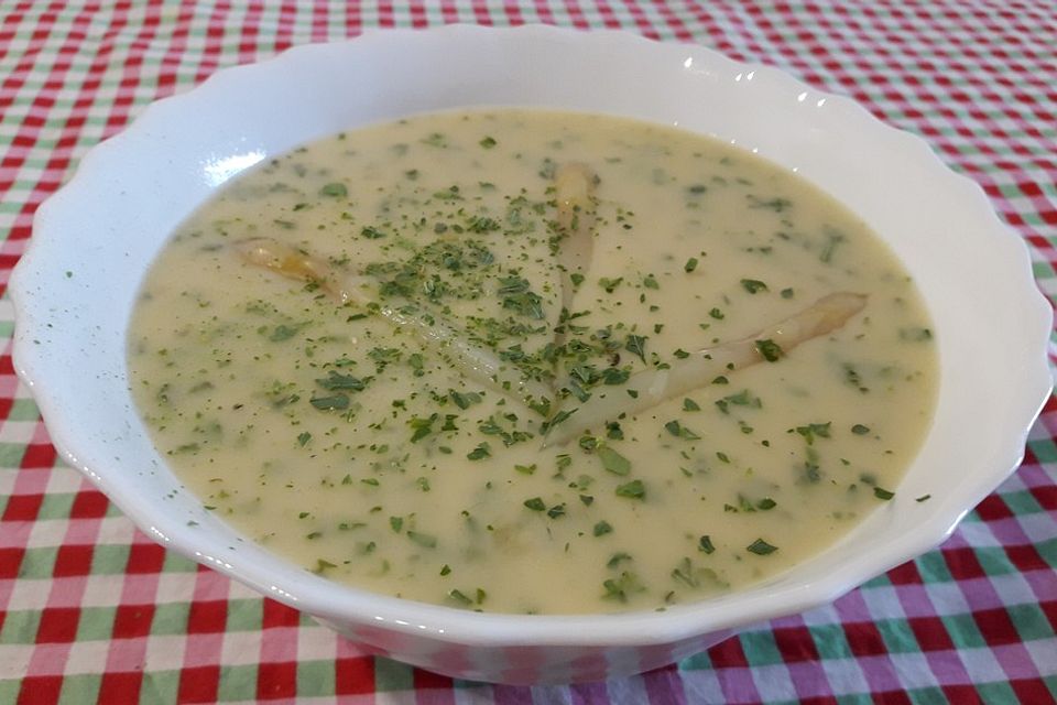 Spargelcremesuppe