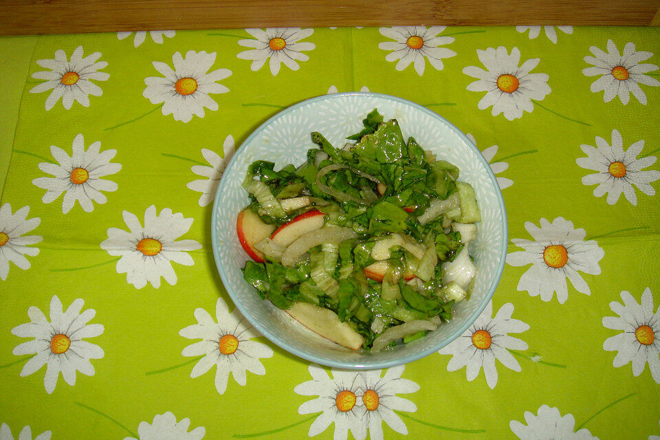 Endiviensalat mit Apfel