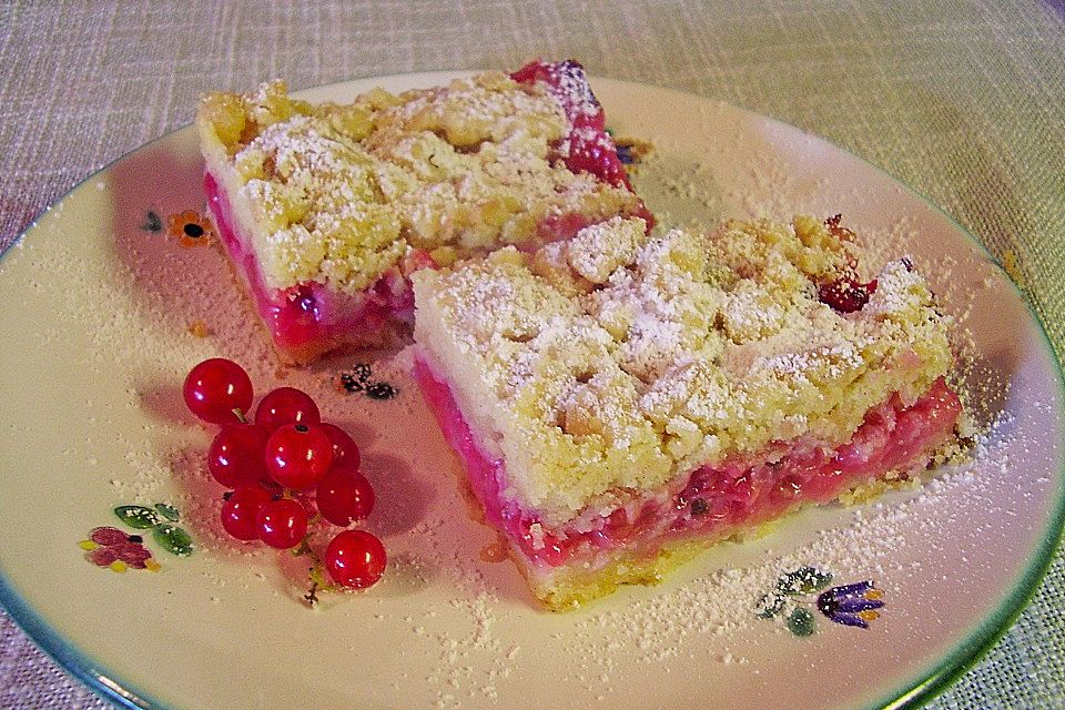 Ribisel Streuselkuchen