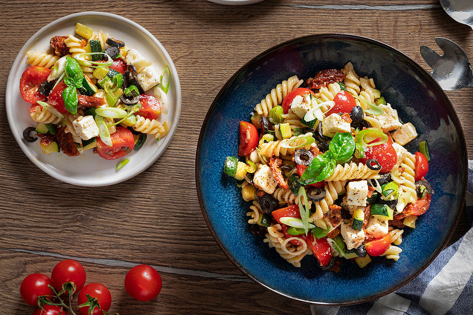 Sommerlicher Nudelsalat