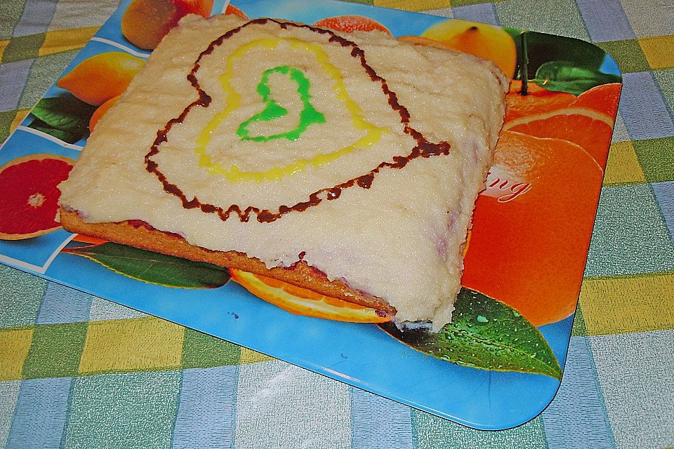 Erdbeer - Grieß - Kuchen