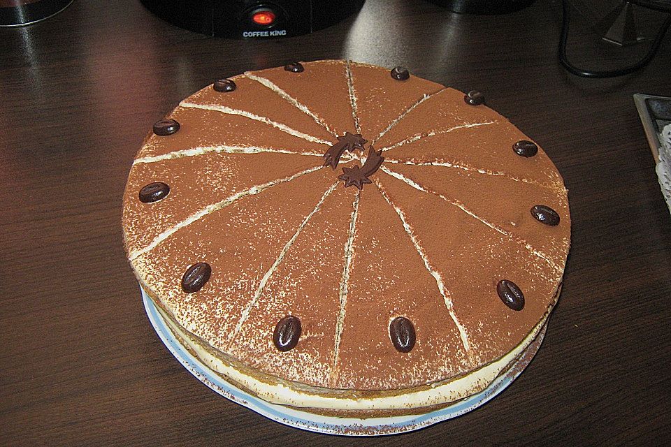 Tiramisu - Torte mit Amaretto