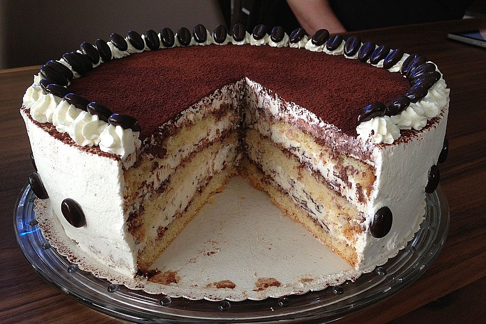 Tiramisu - Torte mit Amaretto