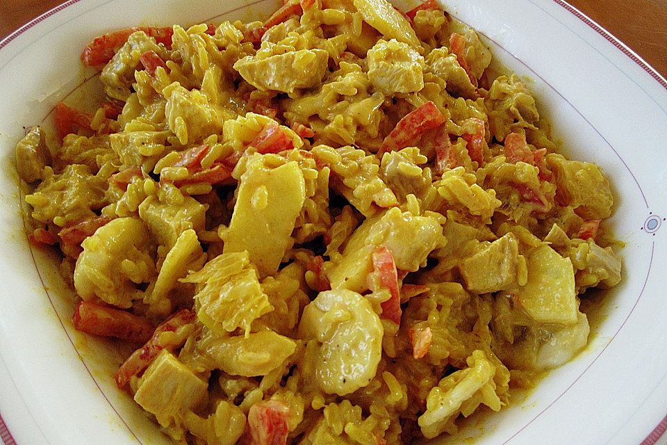 Indonesischer Reissalat