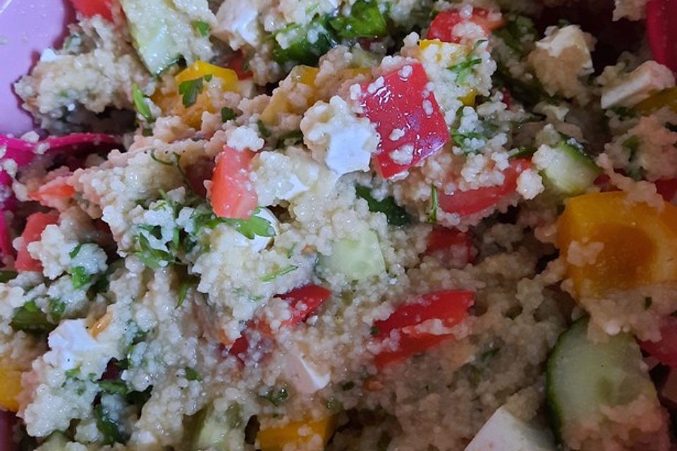 Bunter Couscous - Salat