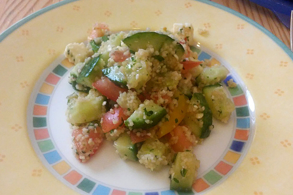 Bunter Couscous - Salat