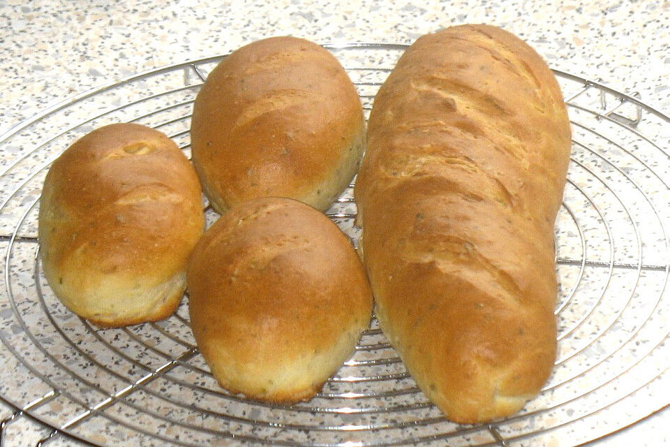 Finnisches Kräuterbaguette