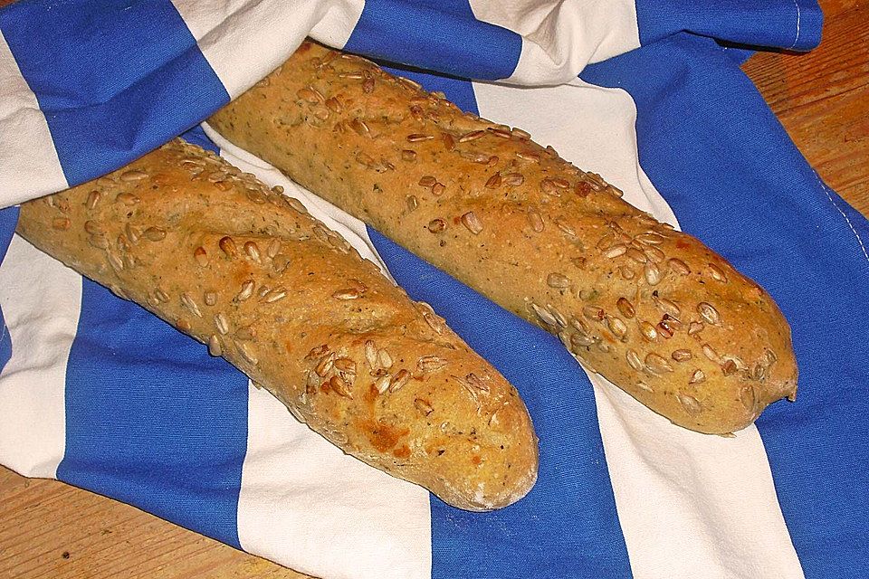 Finnisches Kräuterbaguette