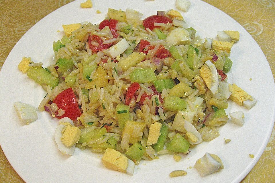 Frischer Reissalat