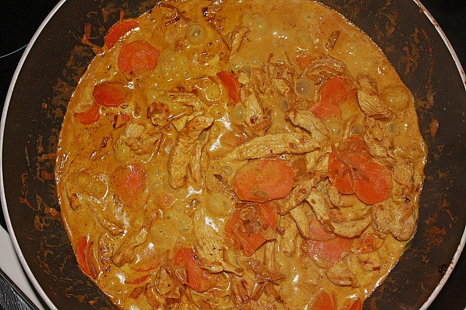 Curry-Geschnetzeltes