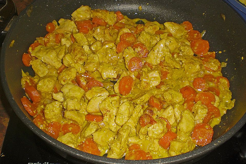 Curry-Geschnetzeltes