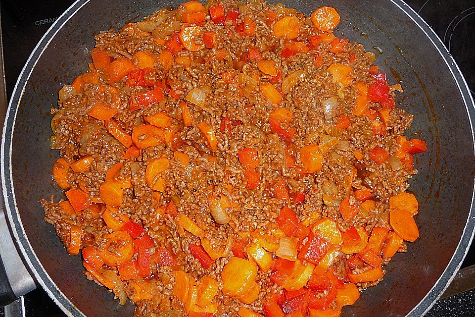 Bulgur mit Hackfleisch