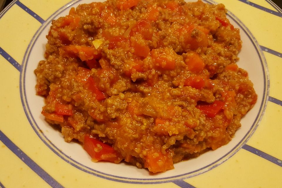 Bulgur mit Hackfleisch