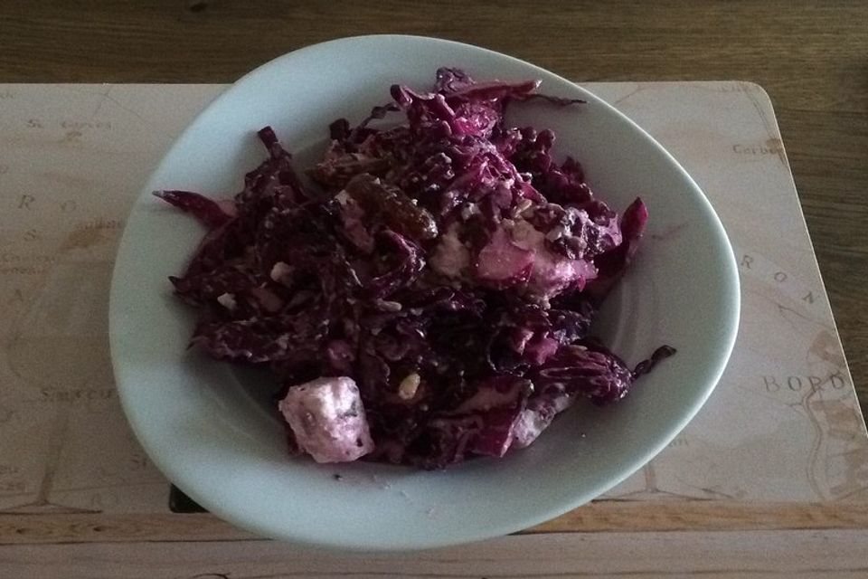 Fruchtiger Rotkohl - Möhren - Salat