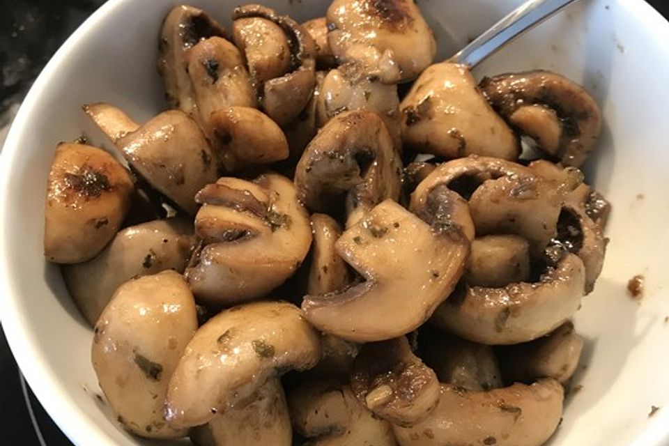 Knoblauch - Champignons