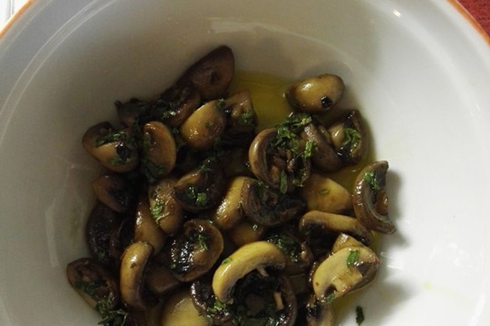 Knoblauch - Champignons