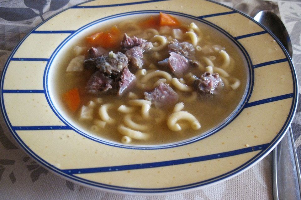 Rindfleischsuppe